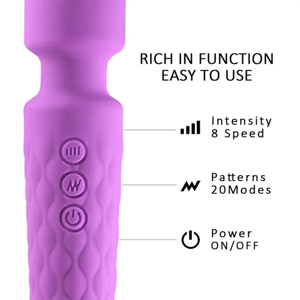 Bükülebilir Başlıklı Wand Vibratör Pembe - Görsel 4