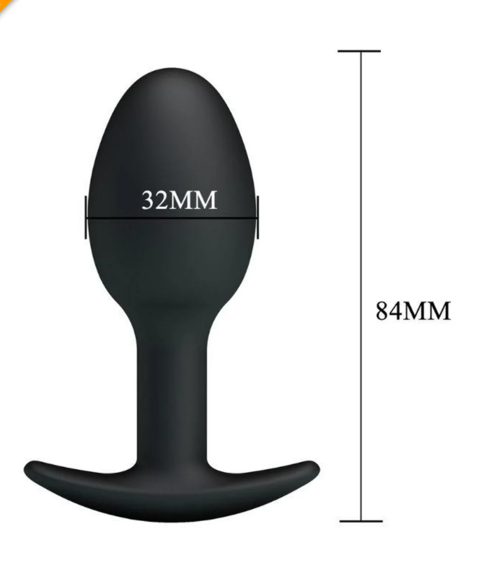 Anal Stimulation İçi Ağırlıklı Top Olan Anal Plug Tıkaç - Görsel 3