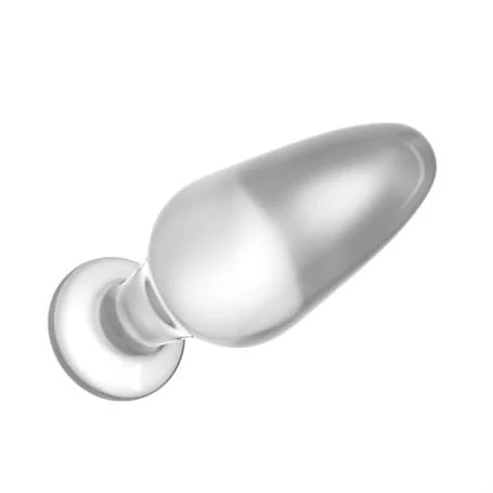 10 cm Pürüzsüz Cam Anal Tıkaç - Görsel 2