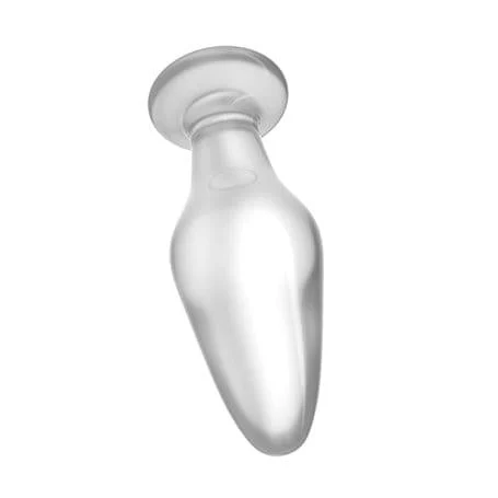 10 cm Pürüzsüz Cam Anal Tıkaç - Görsel 3