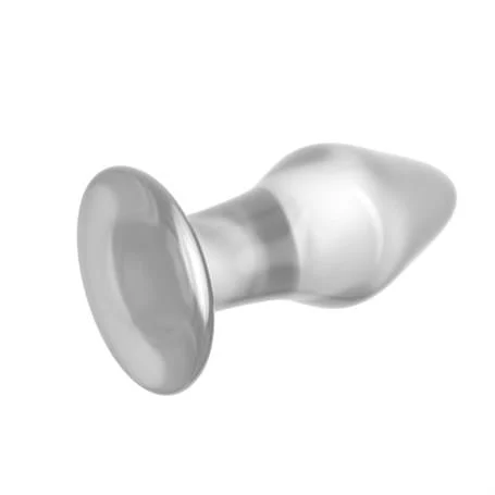 10 cm Pürüzsüz Cam Anal Tıkaç - Görsel 4