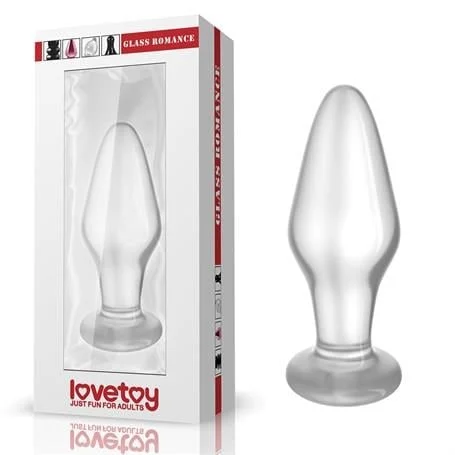 10 cm Pürüzsüz Cam Anal Tıkaç - Görsel 6