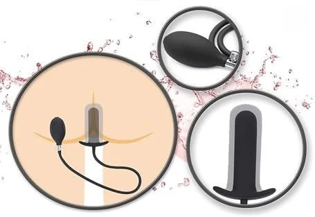 Şişebilen Pompalı Anal Plug - Big - Görsel 7