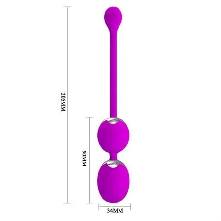 USB Şarjlı Uzaktan Kumandalı Titreşimli Anal & Vajinal Alıştırma Egzersiz Topları - Görsel 5