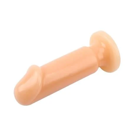 12,5 cm Vantuzlu Silikon Anal Plug - Görsel 3