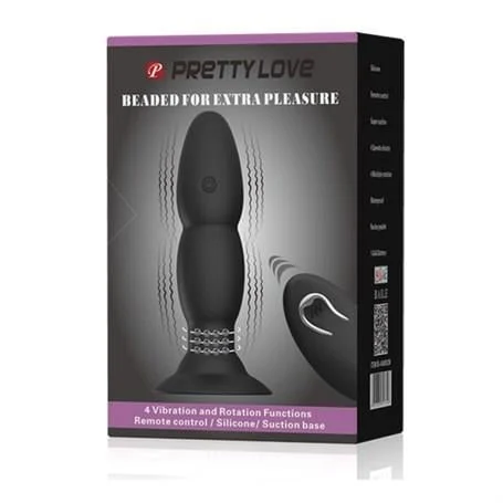 USB Şarjlı 4 Titreşim ve 4 Yuvarlanma Modlu Uzaktan Kumandalı Vibratör ve Anal Plug - Görsel 9