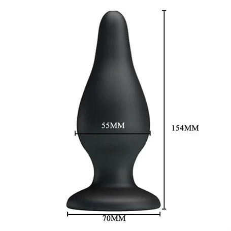 15,4 cm Vantuzlu Anal Alıştırıcı Tıkaç - Görsel 6