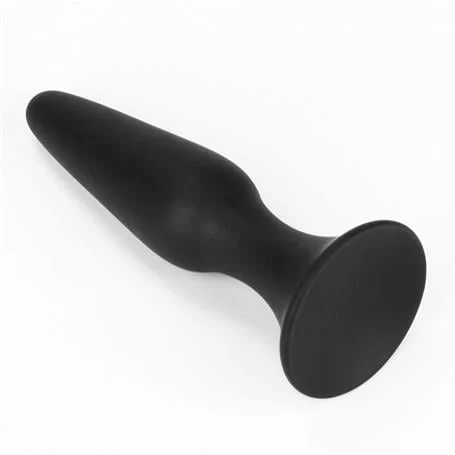 11,5 cm Vantuzlu Silikon Anal Plug - Görsel 4