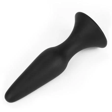 11,5 cm Vantuzlu Silikon Anal Plug - Görsel 5