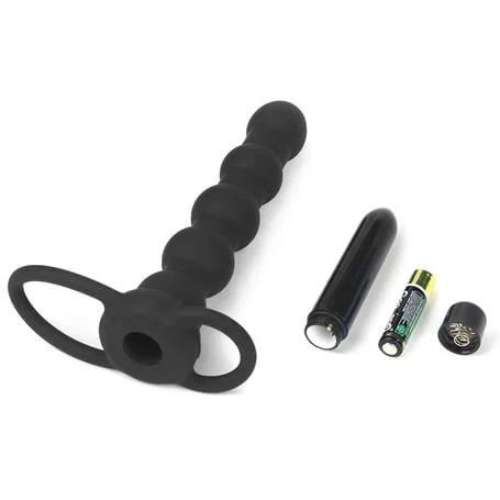 Çift Kavrama Halkalı Titreşimli 14 cm Anal Plug Vibratör Mastürbatör - Görsel 8