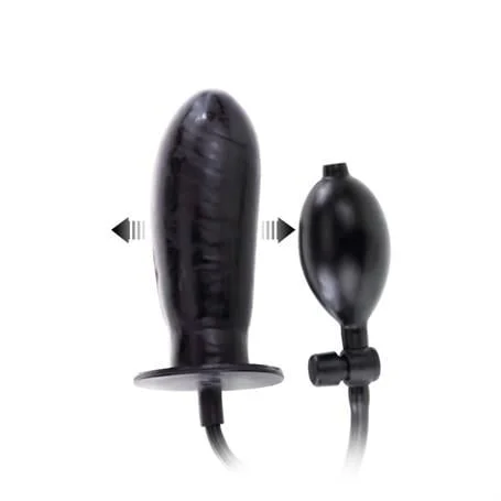 Şişebilen Pompalı Zenci Penis Anal Tıkaç - Görsel 3