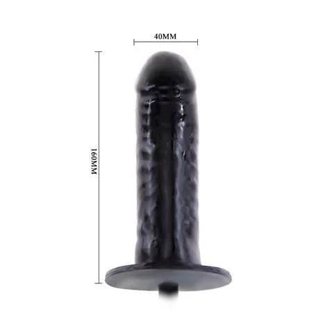 Şişebilen Pompalı Zenci Penis Anal Tıkaç - Görsel 5