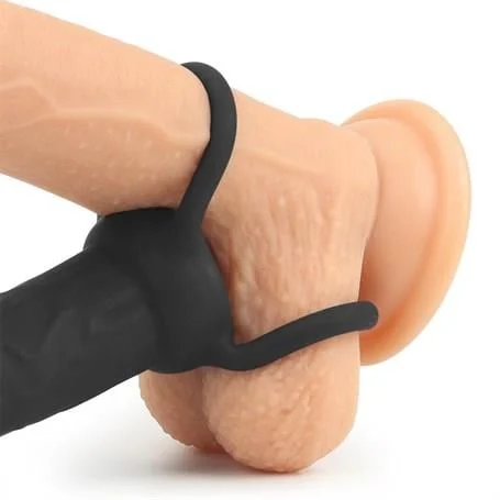 13 cm Siyah Anal Penis Halkası - Görsel 7