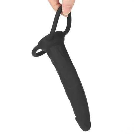 13 cm Siyah Anal Penis Halkası - Görsel 8