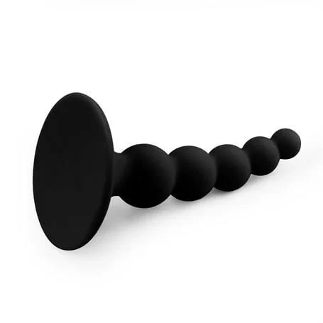 10,4 cm Vantuzlu Boğumlu Anal Plug - Görsel 4