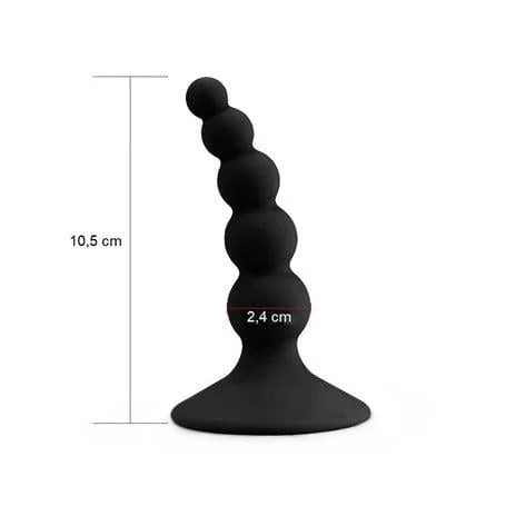 10,4 cm Vantuzlu Boğumlu Anal Plug - Görsel 6