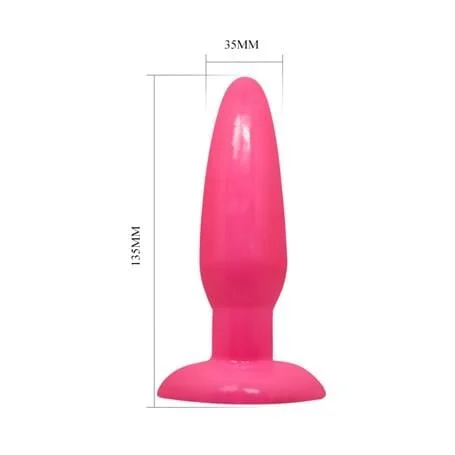 13,5 cm Vantuzlu Jel Anal Plug - Görsel 6