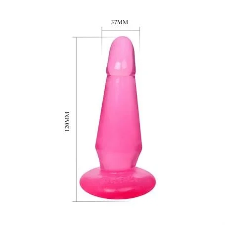 12 cm Vantuzlu Jel Anal Plug - Görsel 6