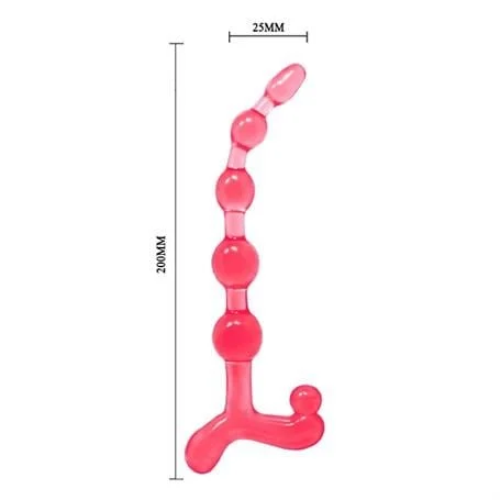 20 cm Sıralı Boğumlu Anal Açıcı Plug - Görsel 6