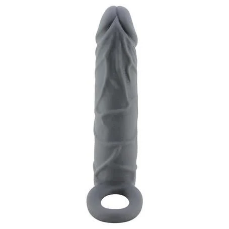 Dolgulu Realistik Uzatmalı Zenci Penis Dildo Kılıfı - Görsel 6