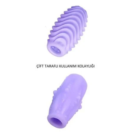 Gerçekçi Doku Realistik Penis Kılıfı & Suni Vajina Mastürbatör- Romantic - Görsel 5