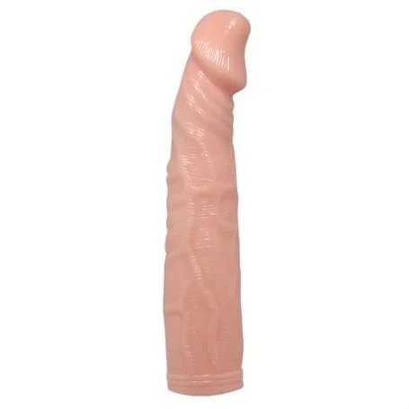 6 cm Dolgulu Uzatmalı Silikon Penis Kılıfı - Görsel 3