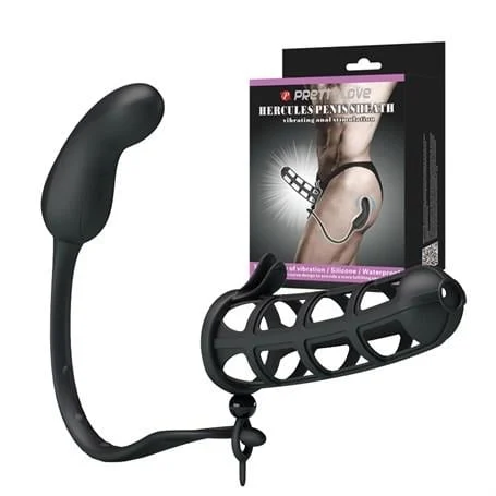 Penis Kılıflı USB Şarjlı Titreşimli Anal Plug - Görsel 9