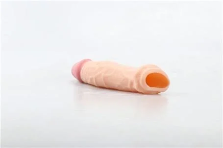 3,5 cm Dolgulu Realistik Penis Kılıfı - Görsel 3