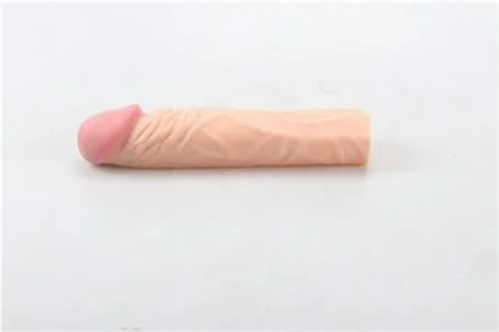 3,5 cm Dolgulu Realistik Penis Kılıfı - Görsel 2