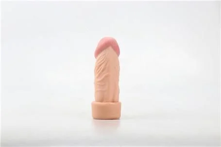 3,5 cm Dolgulu Realistik Penis Kılıfı - Görsel 7