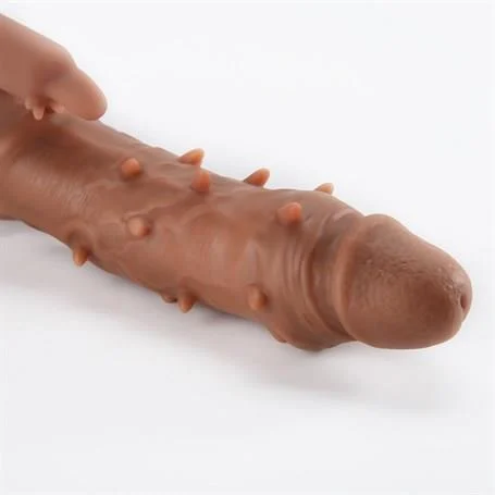 3,5 cm Dolgulu Realistik Penis Kılıfı - Görsel 3