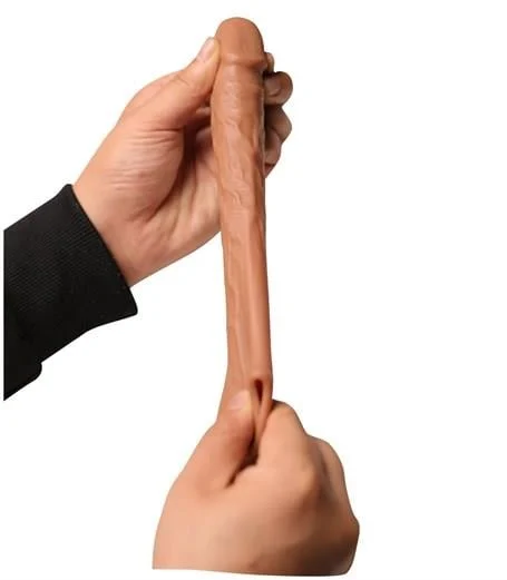 3,5 cm Dolgulu Realistik Penis Kılıfı - Görsel 5