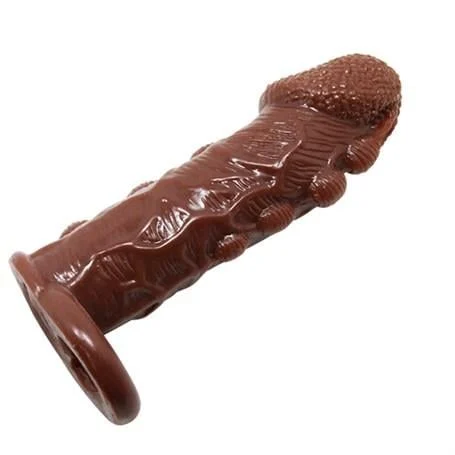 3 cm Uzatmalı Damarlı Penis Kılıfı - Görsel 3
