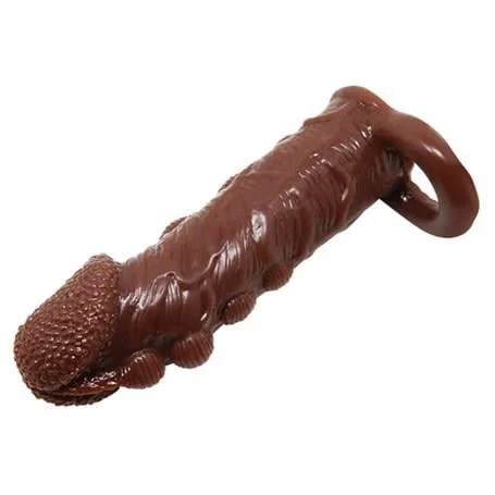 3 cm Uzatmalı Damarlı Penis Kılıfı - Görsel 4