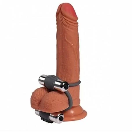 Çift Titreşimli Silikon Penis Halkası - Görsel 2