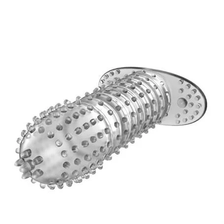 13 cm Kabartmalı Güçlü Uyarıcı Dildo Uzatmalı Penis Kılıfı - Görsel 2