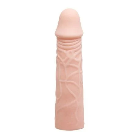 6cm Dolgulu Damarlı Ekstra Uzun Penis Kılıfı - Görsel 2