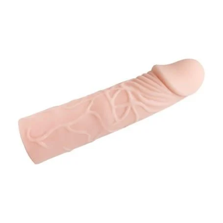 6cm Dolgulu Damarlı Ekstra Uzun Penis Kılıfı - Görsel 4