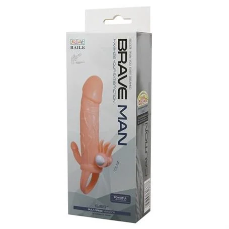 Anal Vajinal Klitoral Uyarıcılı Titreşimli Penis Kılıfı - Görsel 7