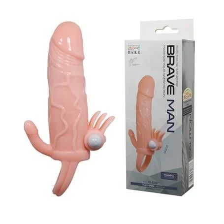 Anal Vajinal Klitoral Uyarıcılı Titreşimli Penis Kılıfı - Görsel 8