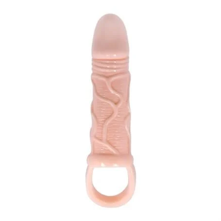 3 cm Dolgulu Penis Kılıfı Uzatmalı Prezervatif Dildo - Görsel 2