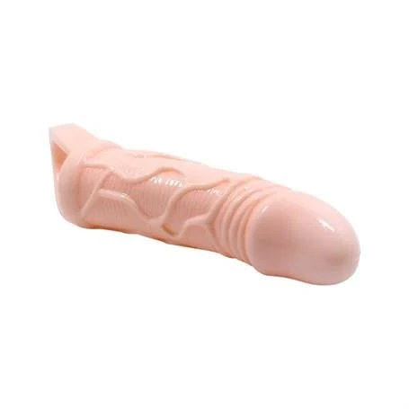 3 cm Dolgulu Penis Kılıfı Uzatmalı Prezervatif Dildo - Görsel 3