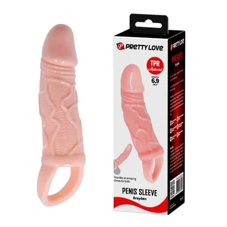 3 cm Dolgulu Penis Kılıfı Uzatmalı Prezervatif Dildo - Görsel 6