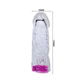 13 cm Titreşimli Klitoris Uyarıcılı Penis Kılıfı - Görsel 3