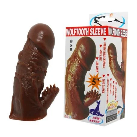 Klitoral Uyarıcılı Tırtıklı Damarlı Penis Kılıfı - Görsel 8