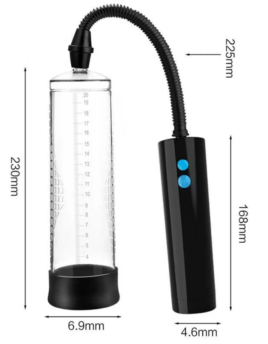 USB Şarjlı Penis Pompası - Görsel 2