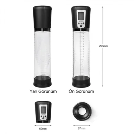 USB Şarjlı Penextender Smart Pump Akıllı Penis Pompası - Görsel 4